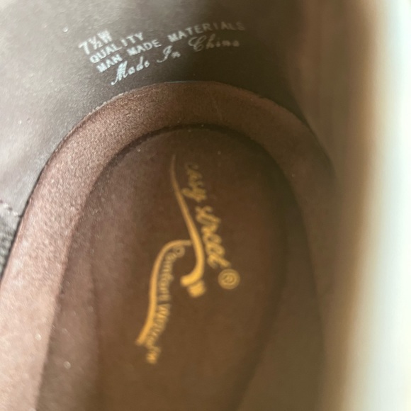 EASY STREET COMFORT WAVE WOMENS SZ 7.5 Brown SHOE BOOTIE - Picture 12 of 13